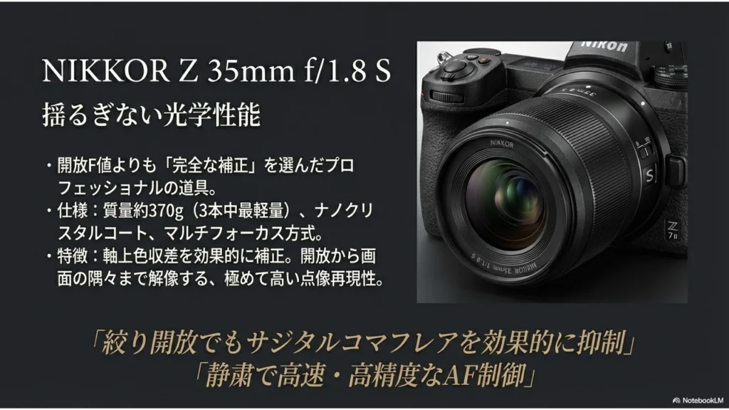 ニコン Z 35mmレンズ比較 ― 「記録」のf/1.8 Sと「記憶」のf/1.4