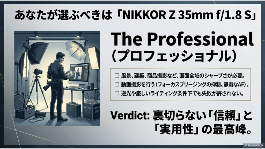 ニコン Z 35mmレンズ比較 ― 「記録」のf/1.8 Sと「記憶」のf/1.4