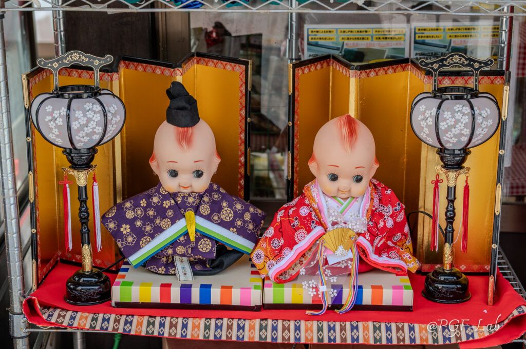 小京都　竹原のキューピー雛人形
